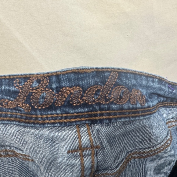 Bongo Jeans Womens Size 9 Blue Denim Skinny London Low Rise Ankle - Picture 9 of 9